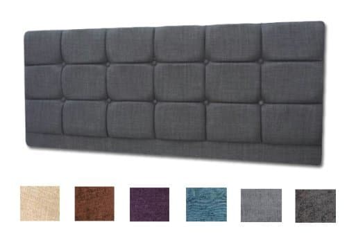 Turin Fabric Vancouver Headboard 6Ft Super King Size With Matching Buttons - Choice of 6 Colours (TEAL) by Vancouver