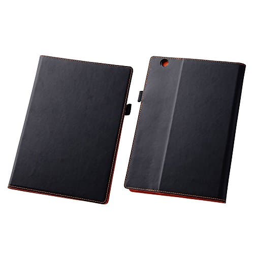Rayout Book Type -PU Leather Style Case for Xperia Z4 Tablet -Sony Xperia Z4 Tablet Ultra Case - Ultra Slim Lightweight Smart-shell Stand Cover Case for Sony Xperia Z4 Tablet (Black)