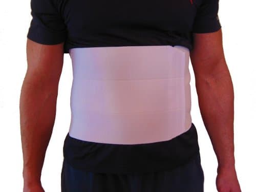 Heavy Duty 9" Wide Flannel Abdominal Binder - XL