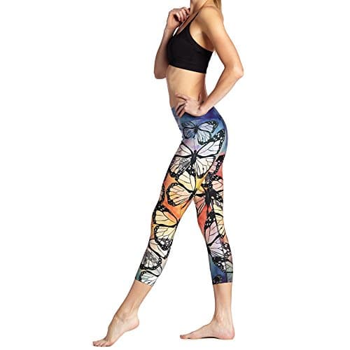 Women's Popular Best Capri Cropped REGULAR and PLUS Butterknit Soft Printed Brush High Waist Quality Leggings Multicolor