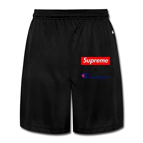 POPYol Men's Double Logo Performance Shorts Sweatpants