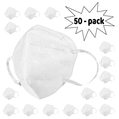 50 Pack Disposable Breathing Protection | Protect Yourself From Germs and Pollutants | Keep out elements