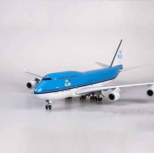 Model 47Cm 1/157 Scale Airplane Neitherland Airliner Model 747 Boeing B747 KLM Royal Blue White Dutch Airline Collectible
