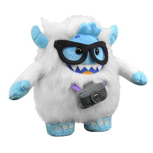 WhimWham Yeti Nerd Glasses Camera 8-Inch Plush