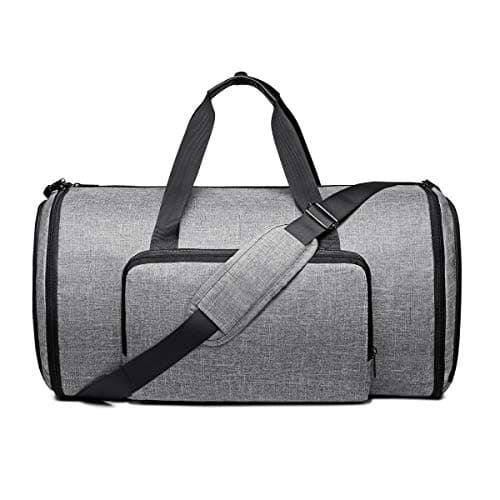 Garment Bag with Shoulder Strap, Carry on Garment Duffel Bag for Men Women,2 in 1 Hanging Suitcase Suit Travel Bags