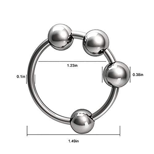 BINFEN Exercise Training Time Delay Bands - Stainless Metal Rings - RX1
