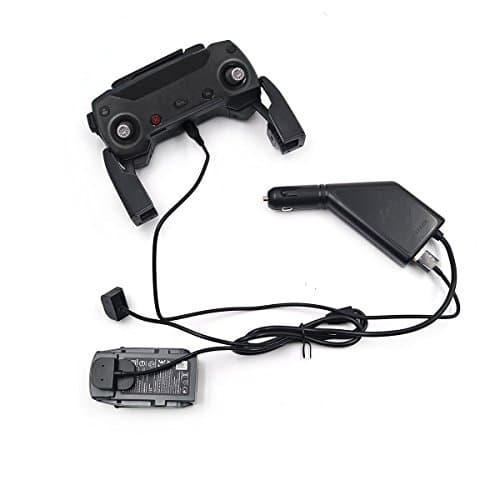 Car Charger for DJI Spark Batteries and Remote Controllers 3 In 1