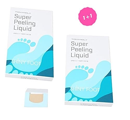 2 Pack of Foot Super Peeling Liquid 0.85 fl. oz + Premium Oil blotting paper 50 sheets