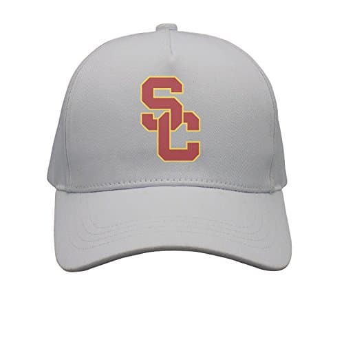 DanWang USC_Trojans_Primary Team_Logo Unisex Adjustable Printed Mesh Snapback Blank Cap