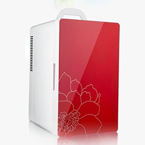 JCOCO 16L Car Refrigerator Car and Home Dual Mini Refrigerator Drink Milk (Color : RED)