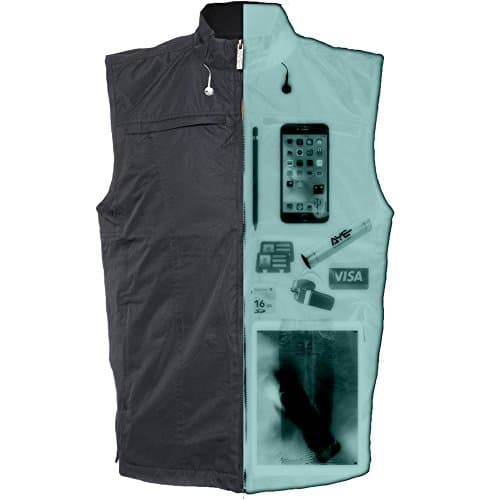 V26 Vest with 26 Pockets, Dual Pockets for iPad or Tablets
