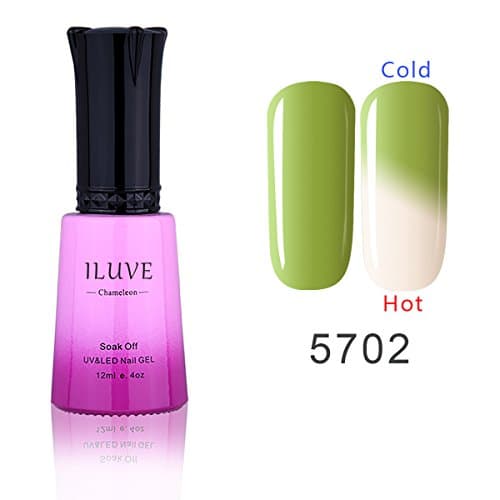 iLuve Long Lasting Soak Off Chameleon Temperature Colour Change Nail Polish with 60 Color Choices | 1 bottle with 12ml UV Gel Polish of Color #5702