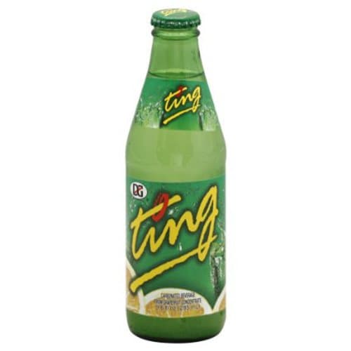 TING Grapefruit Soda (Glass 10oz) (Pack of 6)