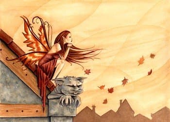 Autumn Winds Open Edition 11x17 Fairy Print