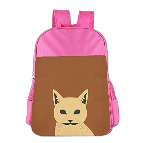 Cat New Style Kid's Shoulder Backpack School Bag School Backpack Backpack For Teens Boys Girls Students Pink