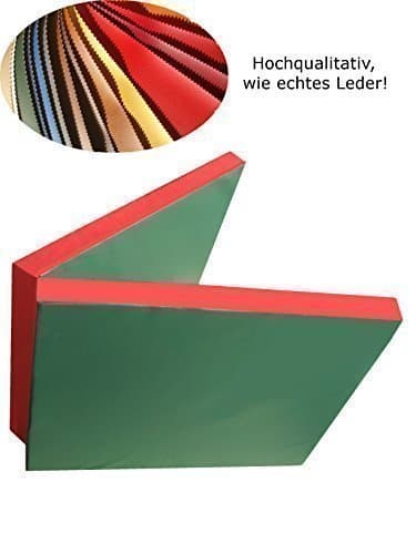 Crash mat Gymnastics mat 2 x folding 200 x 80 x 8 cm - Green, Green by Niro Sportgerte GmbH