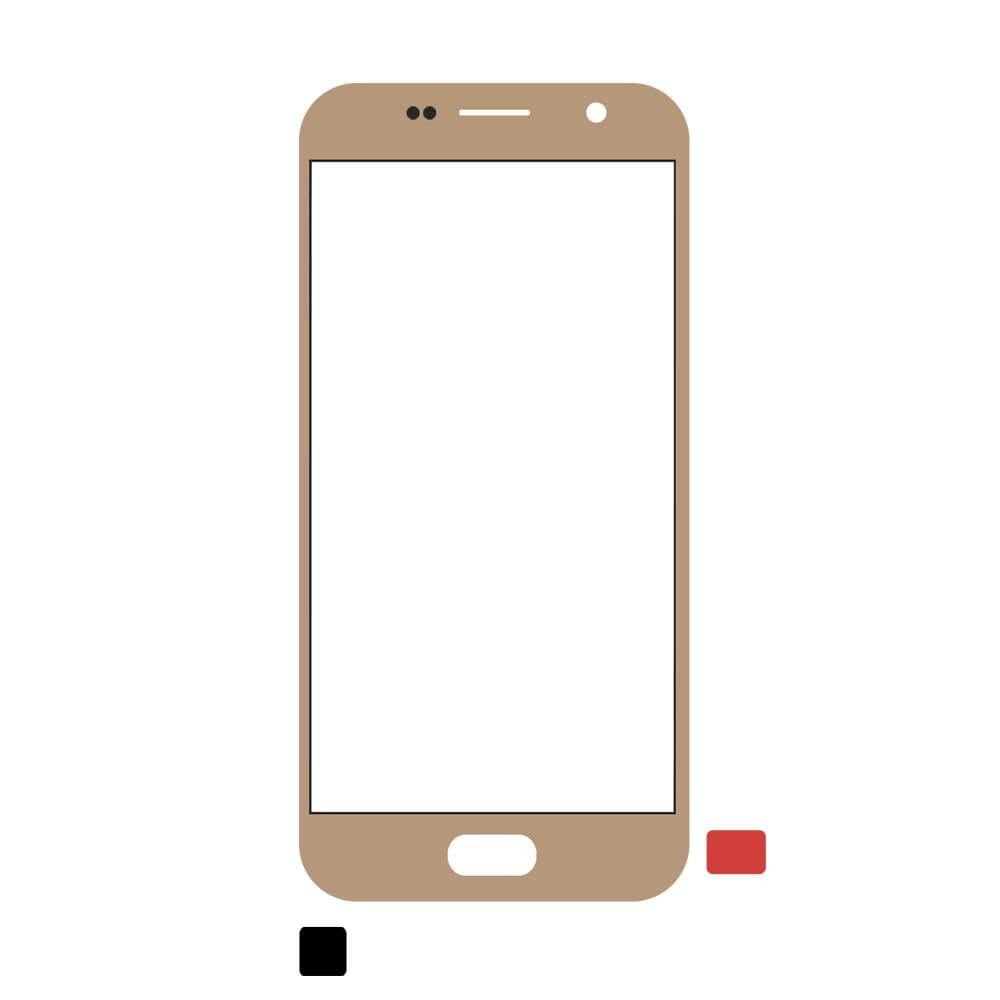 UU FIX LCD Display Glass for Samsung Galaxy S7 (Rose gold) Touch Screen Digitizer Front Glass Cover Replacement Part with Tool Kit(No Digitizer No Touch Screen)