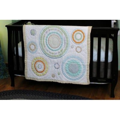 Heavenly Spheres 3 Piece Cocoa Bedding Set by Nurture