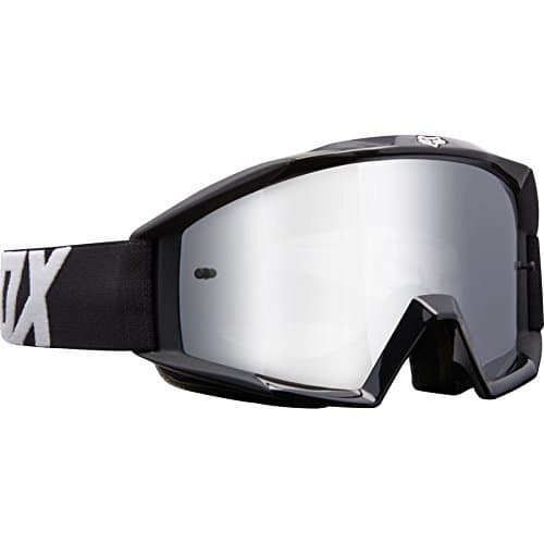 Fox Racing Main Race Goggle - Black with mirror'd silver lens