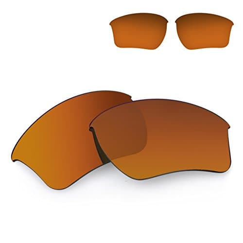 Leobuys Polarized Replacement Lenses for Oakley Half Jacket 2.0 XL,55mm (Polarized Elite Owyhee Red)