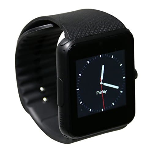 AmYin Bluetooth Android Watch Phone G82 (Black_Black)