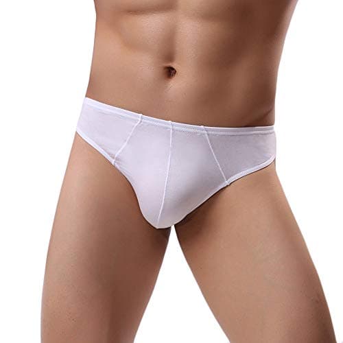 Men Underwear Low Rise Briefs Solid Stretch Hip Bikinis Comfort Soft Boxer Quick Dry Underwear Nightwear