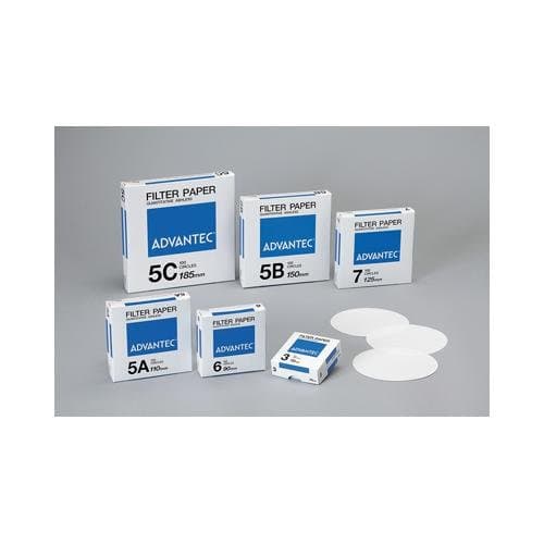 Advantec MFSN067.0CM Qualitative Ashless Filter Paper, No. 6, 0.20 mm Thickness (Pack of 100)