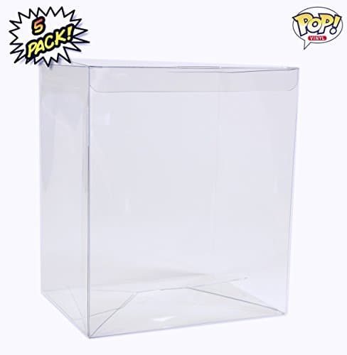 Funko POP! Alpha Premium Protector Cover Protective Case for Standard 6-Inch Vinyl Figures (Pack of 5)