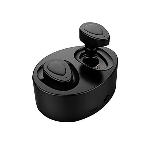 Bluetooth Earbuds,Wireless Earbuds True Mini Twins Stereo Noise Cancelling Bluetooth Headset Invisible Sports In Ear Earphones with Portable Charger Built-in Mic for iPhone and Most Smartphone