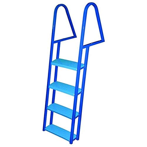 4 Step Dock Ladder, Blue Powder Coated - Jif Marine