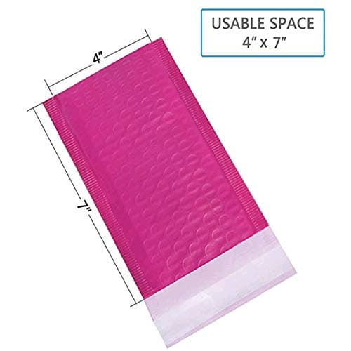 Inches Poly Bubble Mailers Self Seal Hot Pink Padded Envelopes