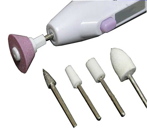 bangdan Leathercraft Edge Burnishing Tool Dremel Tool with 5 Buffing Polishing Heads