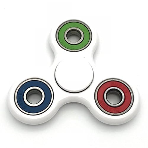 Fidget Spinner by TeeJay - Premium Quality Tri Spinner - Perfect for ADHD EDC ADD Anxiety Autism and Boredom - Super Quite Focus Toy for Kids and Adults