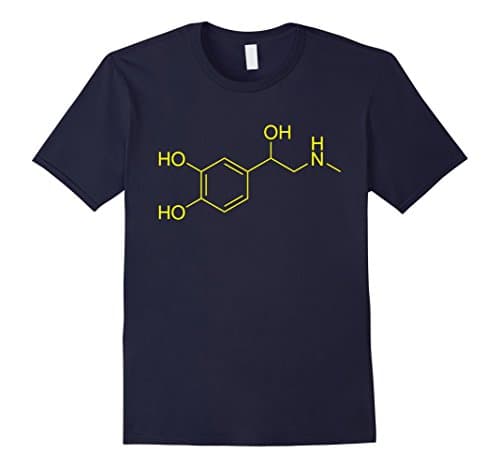 Mens Adrenaline Molecule T-Shirt 2XL Navy