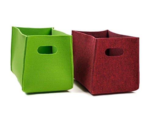 Dog toy storage box - VEGAN FRIENDLY, storage basket, storage bin,felt bin, kitchen storage, household storage