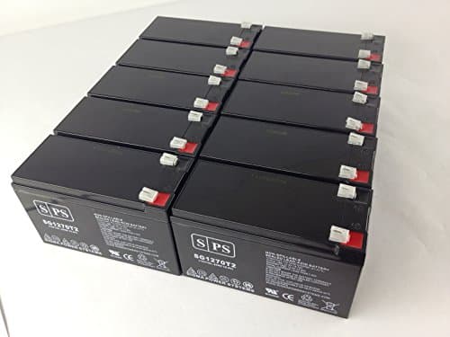 12V 7Ah (From SPS) Unisys 9150 8kVA UPS Replacement Battery ( 10 Pack)