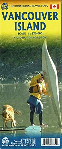 Vancouver Island Travel Reference Map 1:270K Map – August 20, 2016