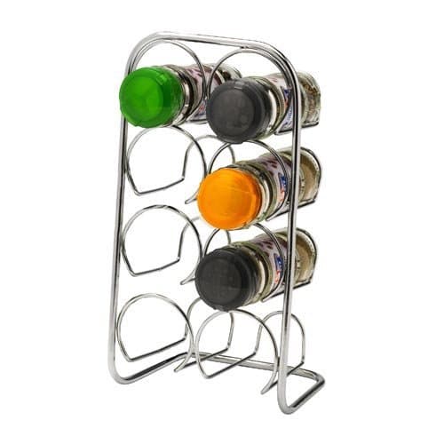 Hahn Pisa 8 Jar Spice Rack, Chrome by Hahn