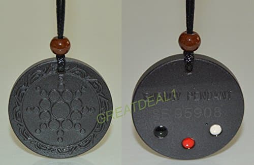 Power Energy Scalar Quantum Bio Science Negative Ions Pendant Necklace Electromagnetic Field Protection ( GDE-2272)- FREE Teardrop Necklace