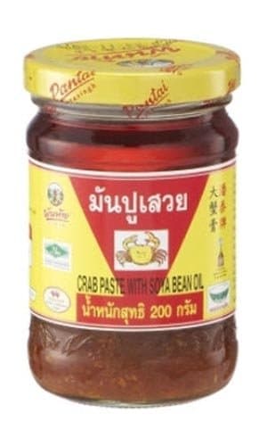 Thai Pantainorasingh Crab Paste with Soya Bean Oil 200g. l