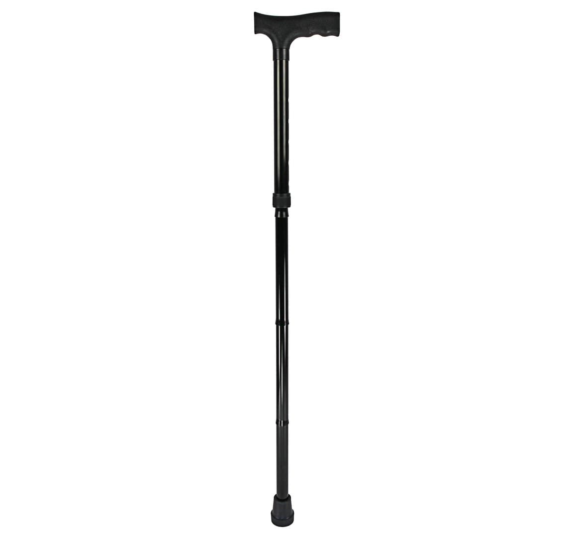 Senioactive PX Rod Model Acapulco for a All-Day Life Folding Walking Stick Black