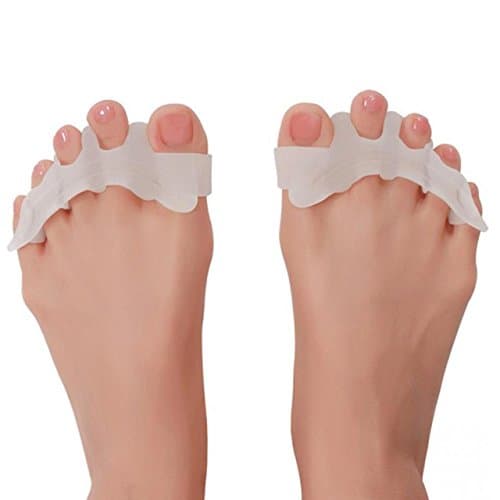 Runners Glory Toe Separators - Toe Spreader for Running, Sports Activities, Yoga - Premium Silicone Toe Separators - Toe Spacers / Toe Separators for Bunions - Toe Straighteners