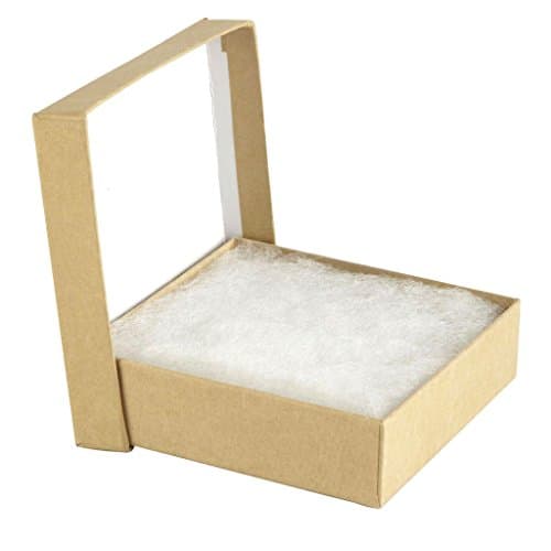 Set of 12 Kraft Gift Boxes - 3.75" x 3.75" x 1" - For Your Handmade Creative Presents