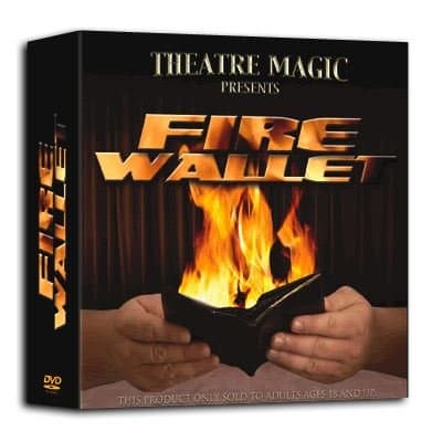 Magic Trick | Fire Wallet 2.0 (DVD and Gimmick) by Theatre Magic