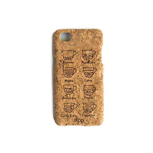 iPhone 7 | iPhone 8 Cork case. Cork Coffe Cup elegant &amp; functional design., unique &amp; protective case for iPhone. Premium flexible material. Scratch resistant.