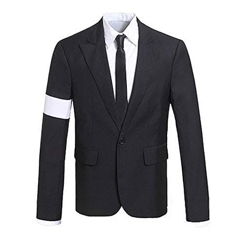 Rare MJ Michael Jackson Dangerous Armband Black Suit Performance Jacket Costume