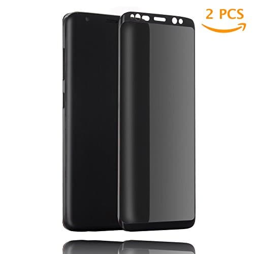 [2 Pack] Galaxy S8 Privacy Screen Protector, Tiamat Tempered Glass Anti-Spy Privacy Film for Samsung Galaxy S8 (Black)