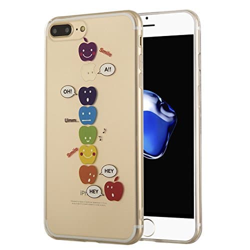 iPhone 7 Plus Case Cute, ZKDT Funny Apple Ladder Protective Case for iPhone 7 Plus 5.5" (Apple Ladder)