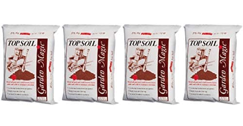 Michigan Peat 5540 Garden Magic Top Soil, 40-Pound (4-(Pack))