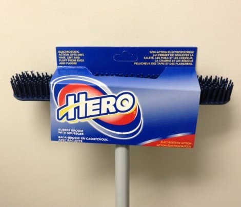 Lentek Koolatron Hero Dutch Rubber Broom with Squeegee